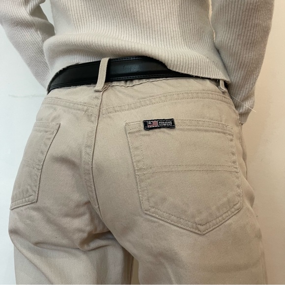 Vintage Beige Straight-Leg Men’s Jeans - Picture 4 of 7